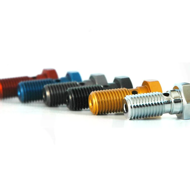 Banjo Bolt M12 Lpg Fairing Ninja Hollow Bolts Steel Single Thread 01178628 1/2 Inch And Nuts M10 1.25 M11X1.25 Bicycle Plastic