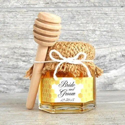 Wooden Honey Jam Wine Mixing Stirring Wooden Honey Picking Stick Coffee Milk Tea Mixing Stick