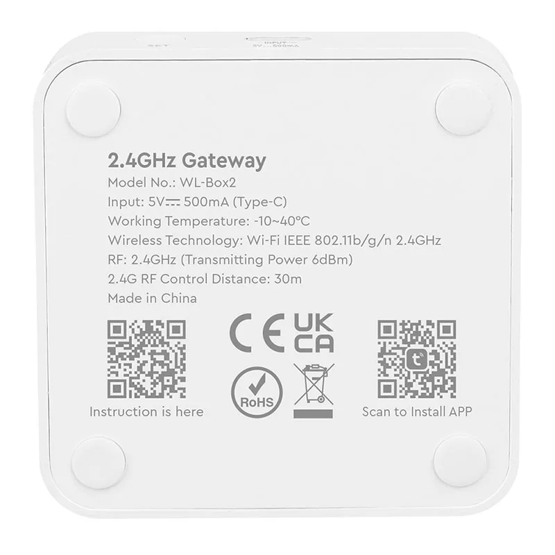 WL Box2 2 4 ГГц шлюз для смартфона с управлением приложением и голосовым третьей стороны Модернизированный контроллер шлюза