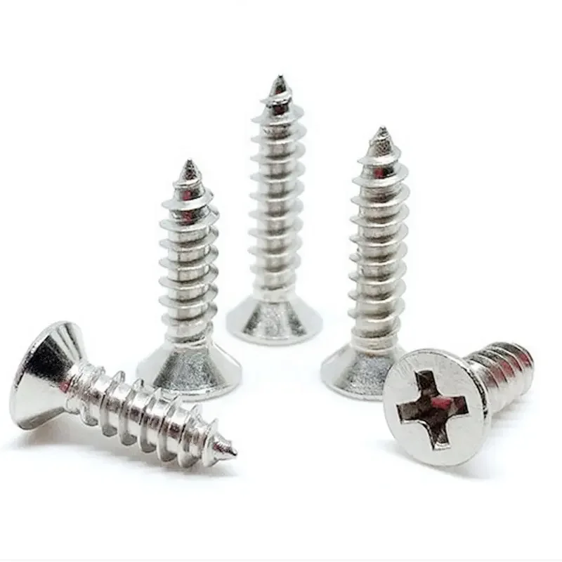 TOBO Group Customized M4 M5 M6 Machine Screw Stainless Steel Brass Oxide Black Pan Truss Flat Head Self Tapping Screw