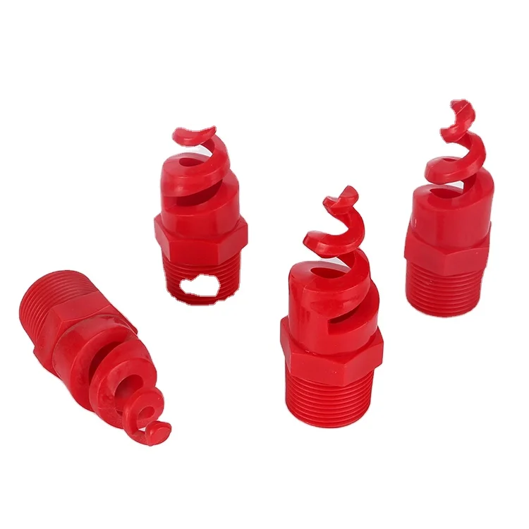 BYCO Plastic PTFE PP Ceramic Spiral Sprinkler Full Cone Jet Nozzle