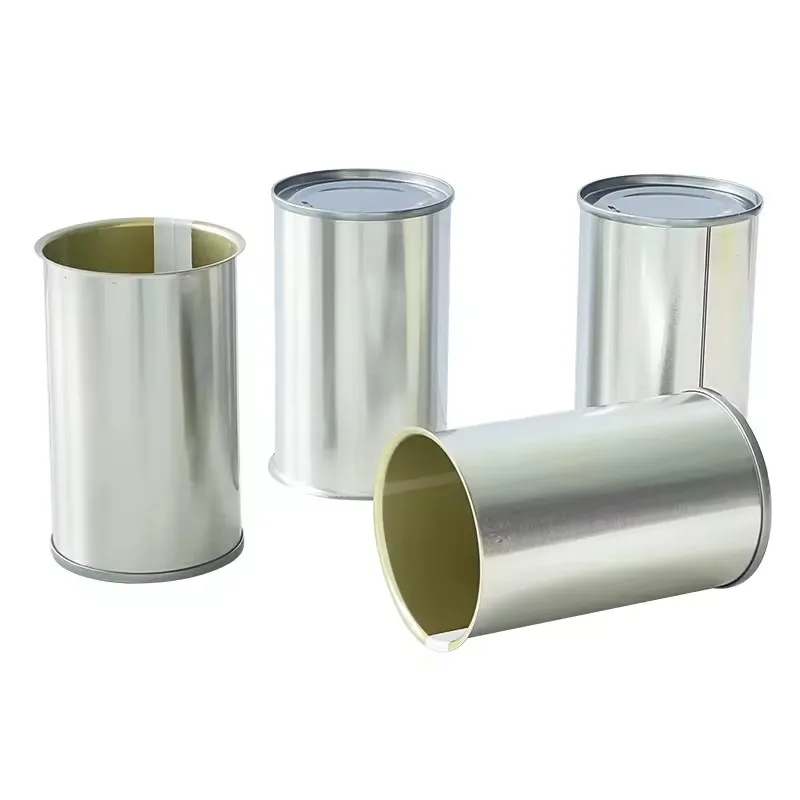 Custom 88mm 89mm Height With 52.3mm Dia #202 EOE Lid Empty Tin Cans Manufacturer For Sardine Fish Food Tomato Paste Sauce Coffee