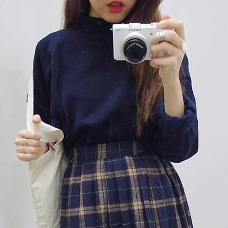 
Wholesale 2021 Cute Women Pullover Autumn Knit Sweatshirt Coat Winter Loose Fleece Thick Hoodies Sweater Female M-xxl 9 Colors 