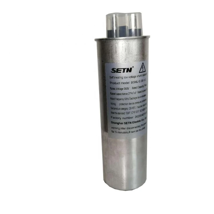 3 phase 40 kvar Bsmj self-healing power supply power capacitor low voltage shunt capacitor