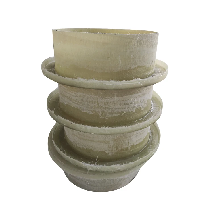 Fiberglass winding GRP FRP elbow flange pipe fitting