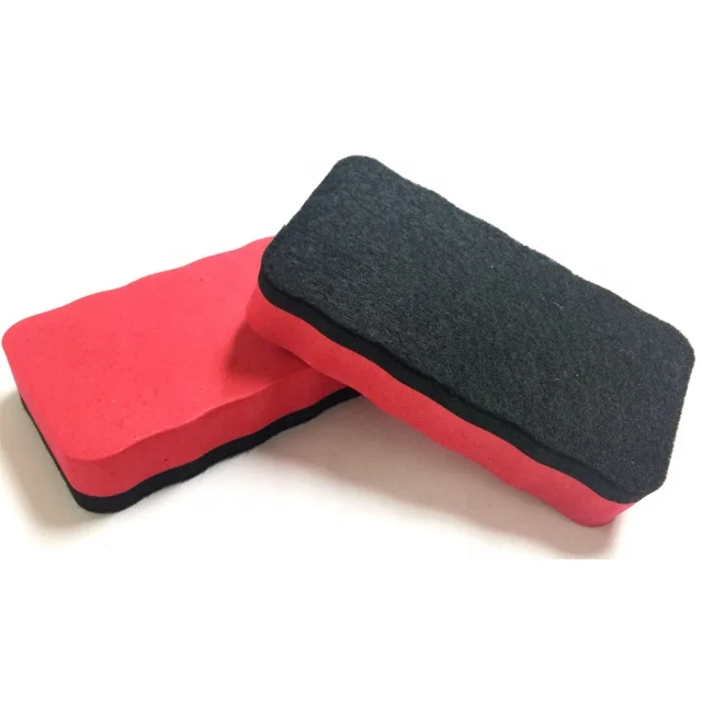 Innovative customized dry erase white board eraser removable magnetic blackboard eraser for office