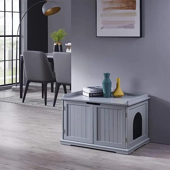 pet cages&houses multi function cat cage large pet furniture solid wood cat villa