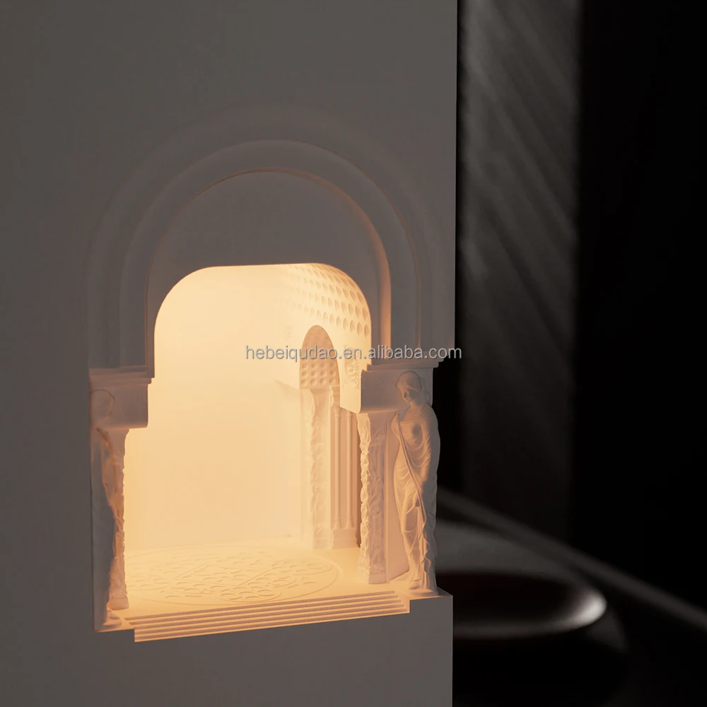 Modern Creative Indoor Gypsum Wall Lamp Original White Nordic Style Wall Sconces Modern Luxury Decorative Sconces