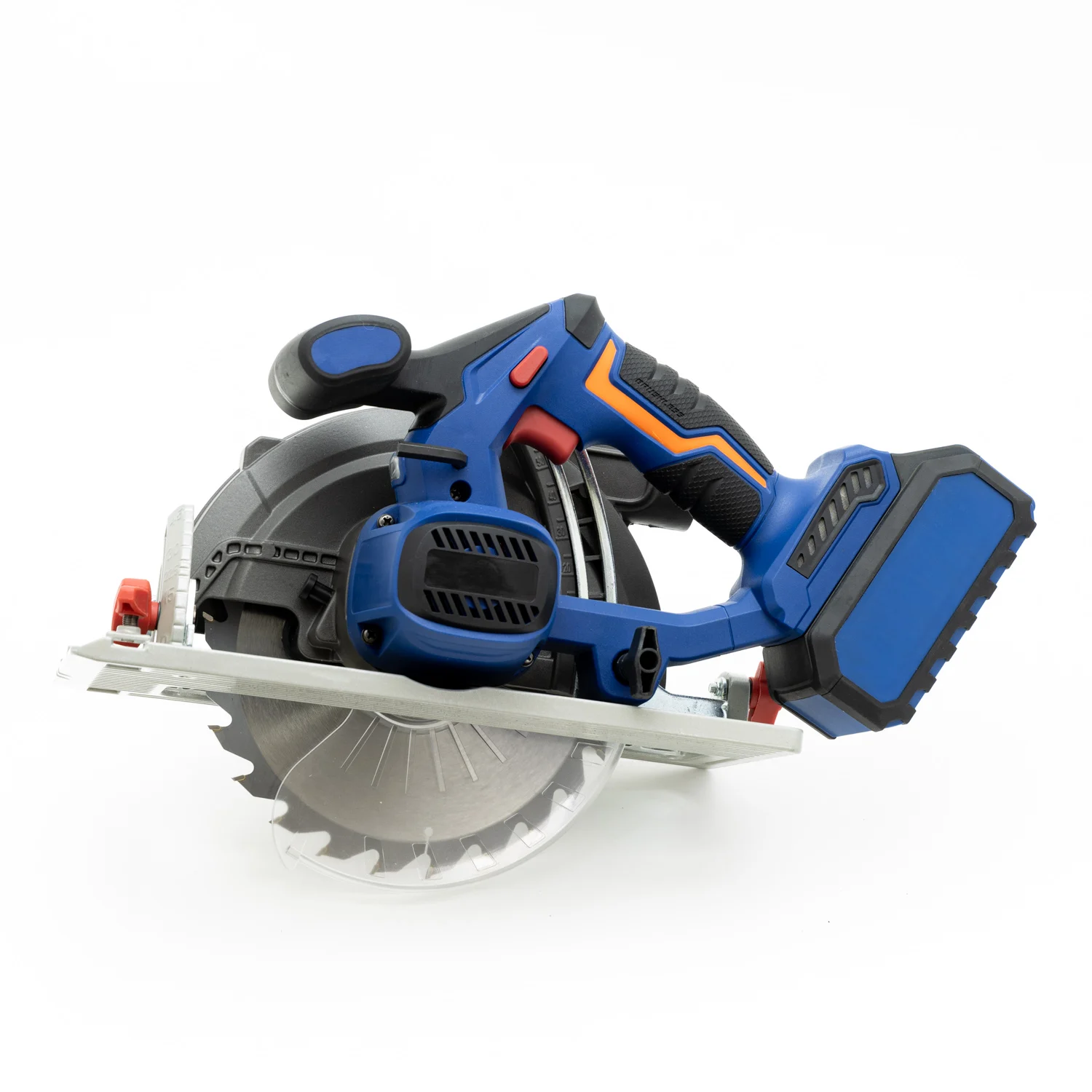 BGX 20V Cordless Brushless Circular Saw With Aluminum base and 45 degree angle cutting