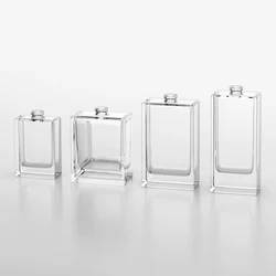 Wholesale premium perfume glass bottle perfume 50ml 60ml with aluminum spray cover