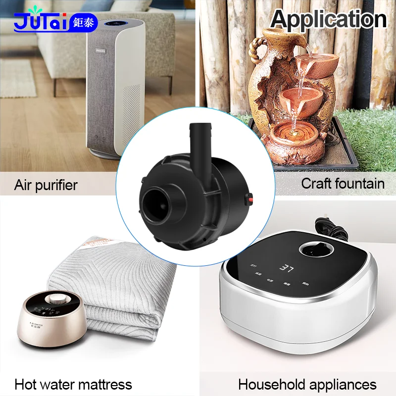 Mini Micro Pump Black 12V Water Pump 240L/H Factory Price Submersible Pump Designed for Water-Heated Mattresses