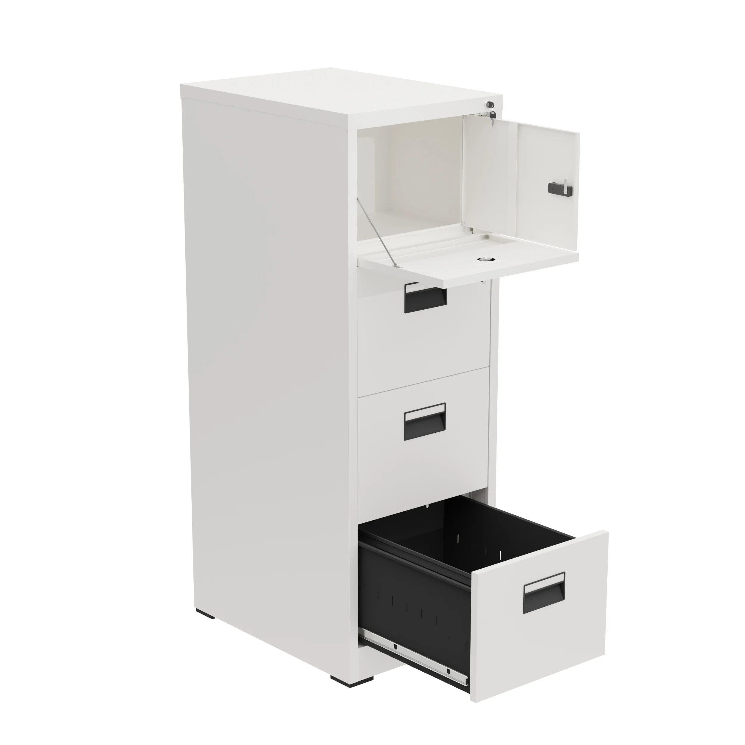 office drawer cabinet metal 4 drawer cabinet with safe box home office storage cabinet drawer