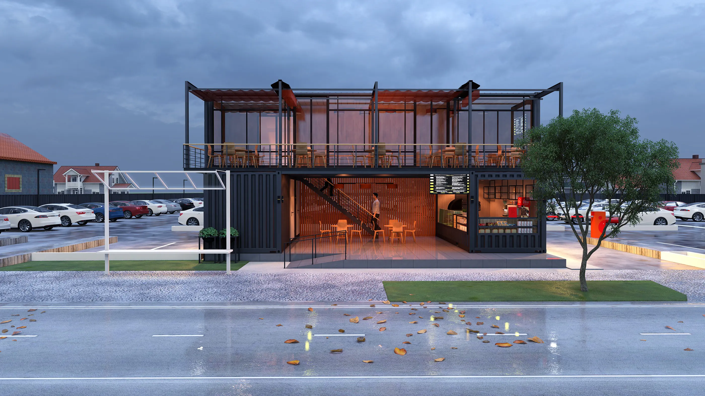 2021 Special hot selling 40 foot container prefab homes houses for sale on line