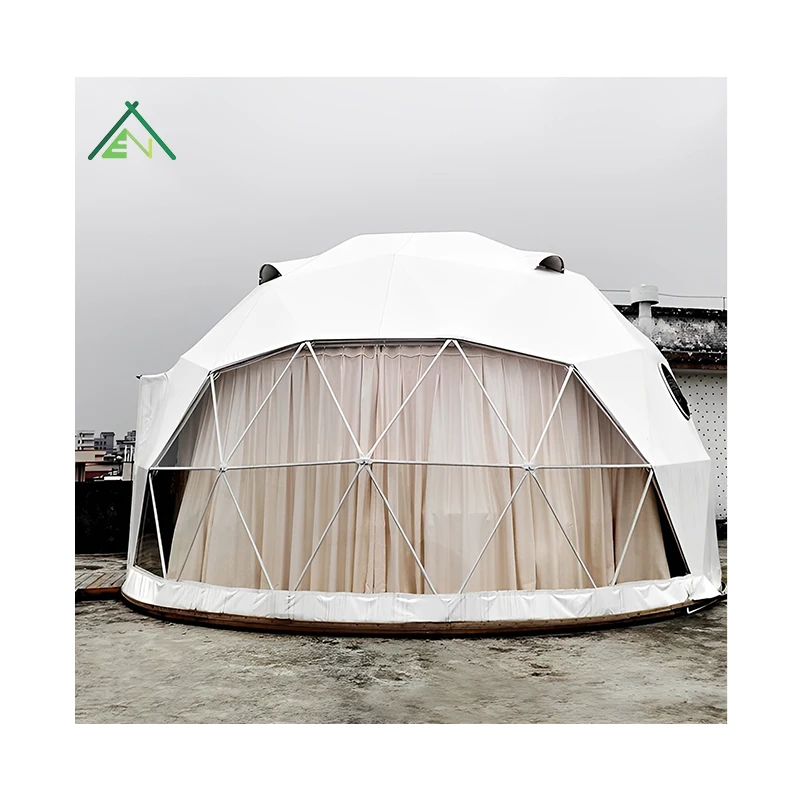 romantic ultralight grow building sportek storages plastic pvc awning track keder rail for air 12m commercial dome tent