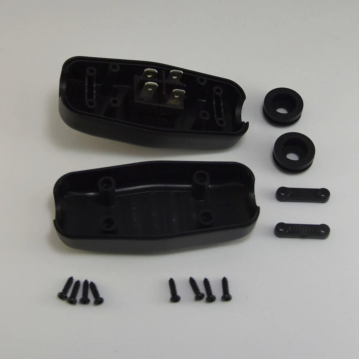 Light Waterproof Switch, 2Pcs Appliance Switch ON/OFF Button Inline Cord Cable Switch with LED Indicator Red for Table Lamp Desk