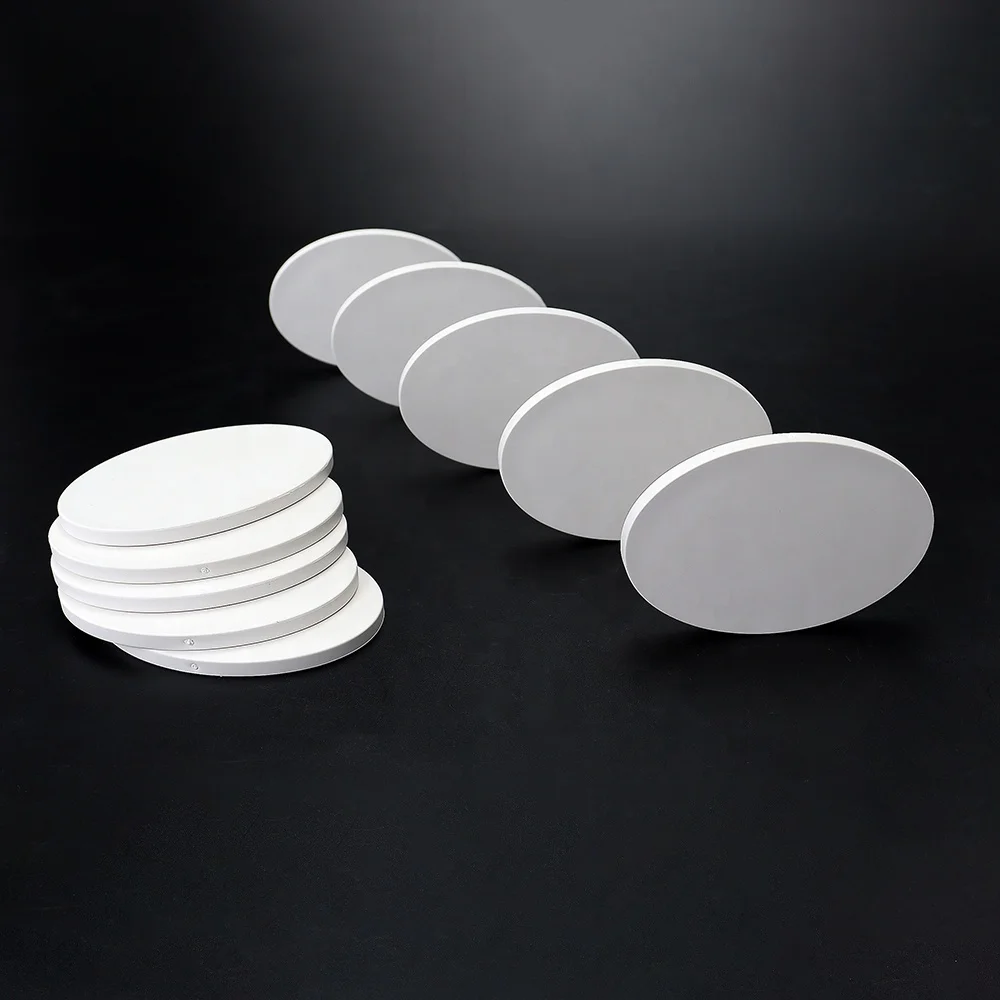 Factory custom oval white ceramic poker chips 94mm blank chip 60g good various designed printable casino grade for gambling game