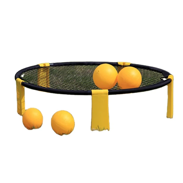Spike Game ball set including 4 Balls net Carry Bag and Pump outdoor sport entertainment Mini Beach Volleyball