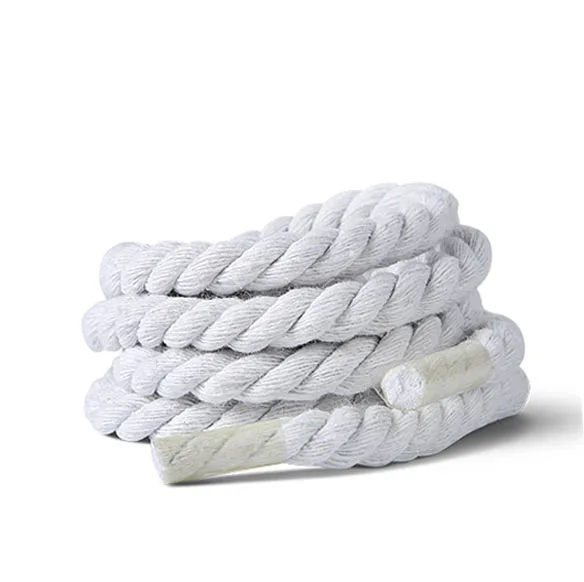 Высокое качество оптовая продажа по индивидуальному заказу из хлопка и льна с пеньковой веревкой круглые тканые веревки шнурки для