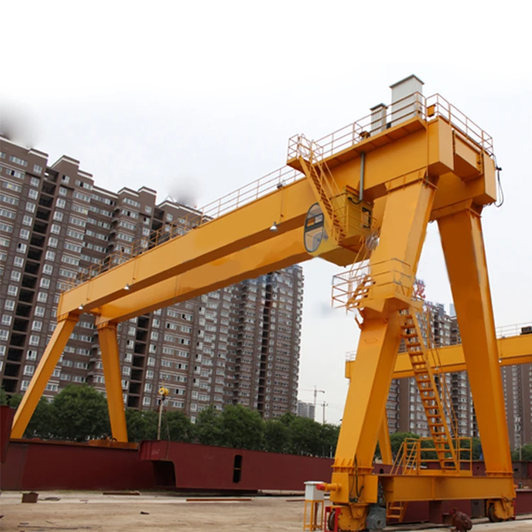 container gantry crane 50t l type gantry crane with hoist