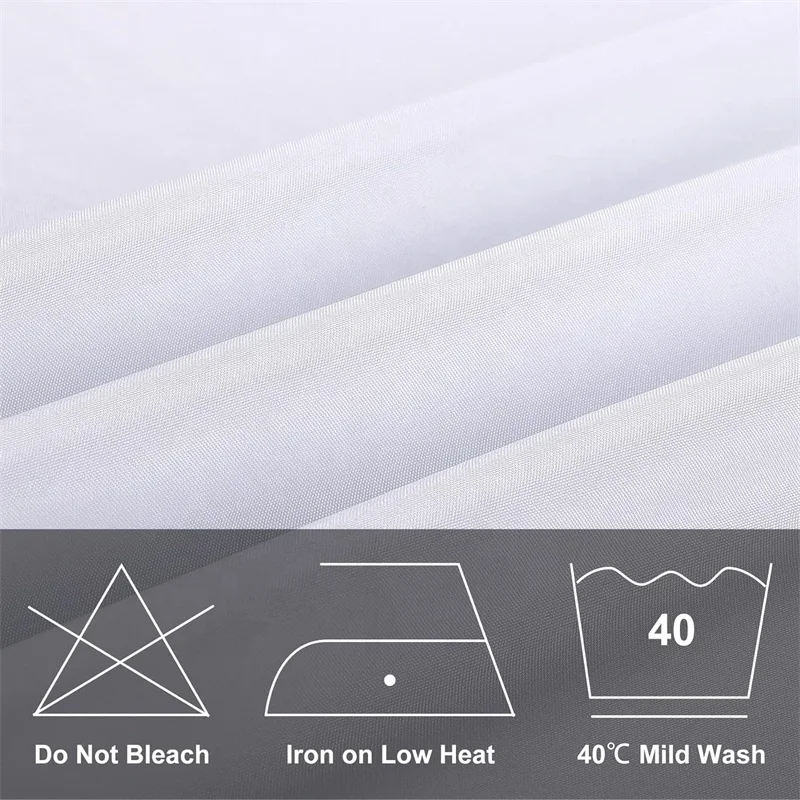 Nappes De Table Ronde Mariage Wedding White Table Clothes Round Tablecloth 132 120 Inch For Weddings Decorations Events