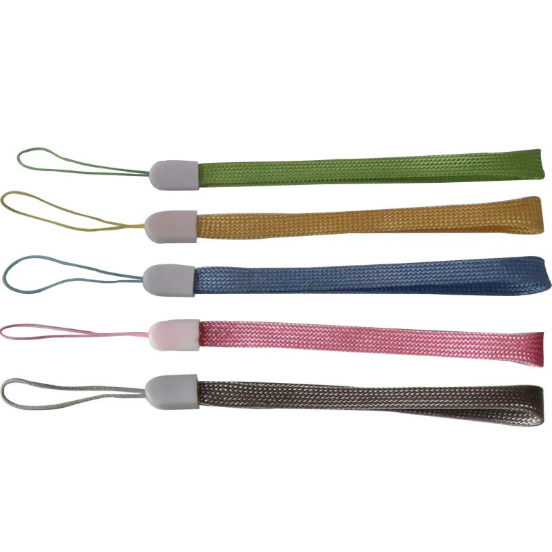 Nylon mobile phone lanyard  bluetooth speaker lanyard flashlight fanselfie stick   U disk cup pine nut rope lanyard