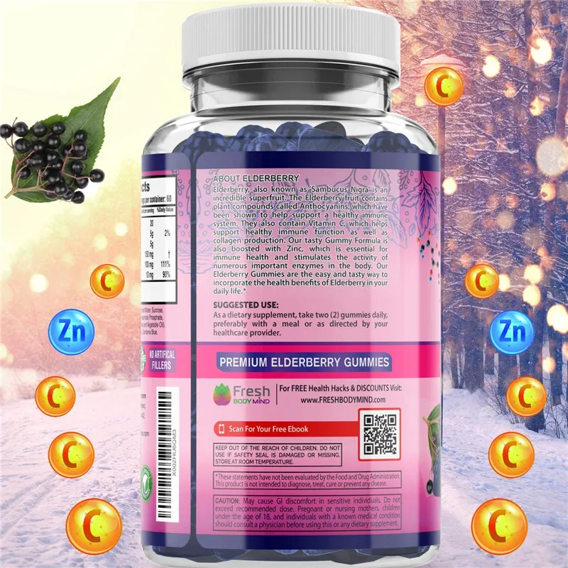 candy private label elderberry gummies