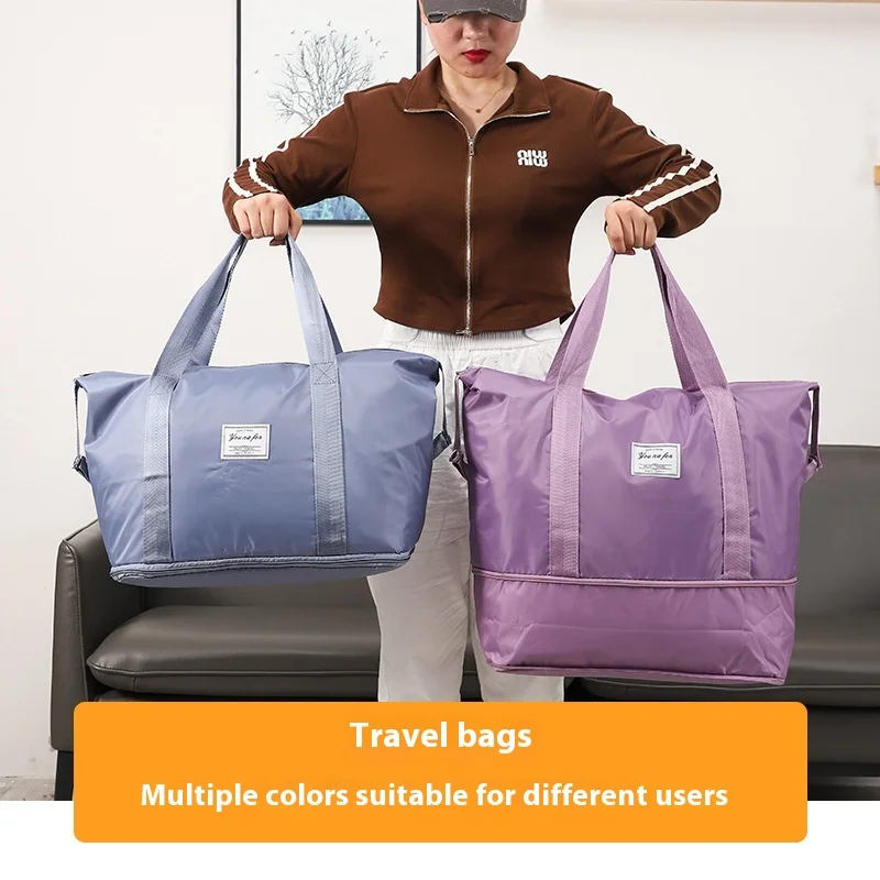 Wholesale Large Capacity Oxford Cloth Travel Bag Dry Wet Separation Gym Maternity Storage Zipper Fashion Sport Luggage Bag