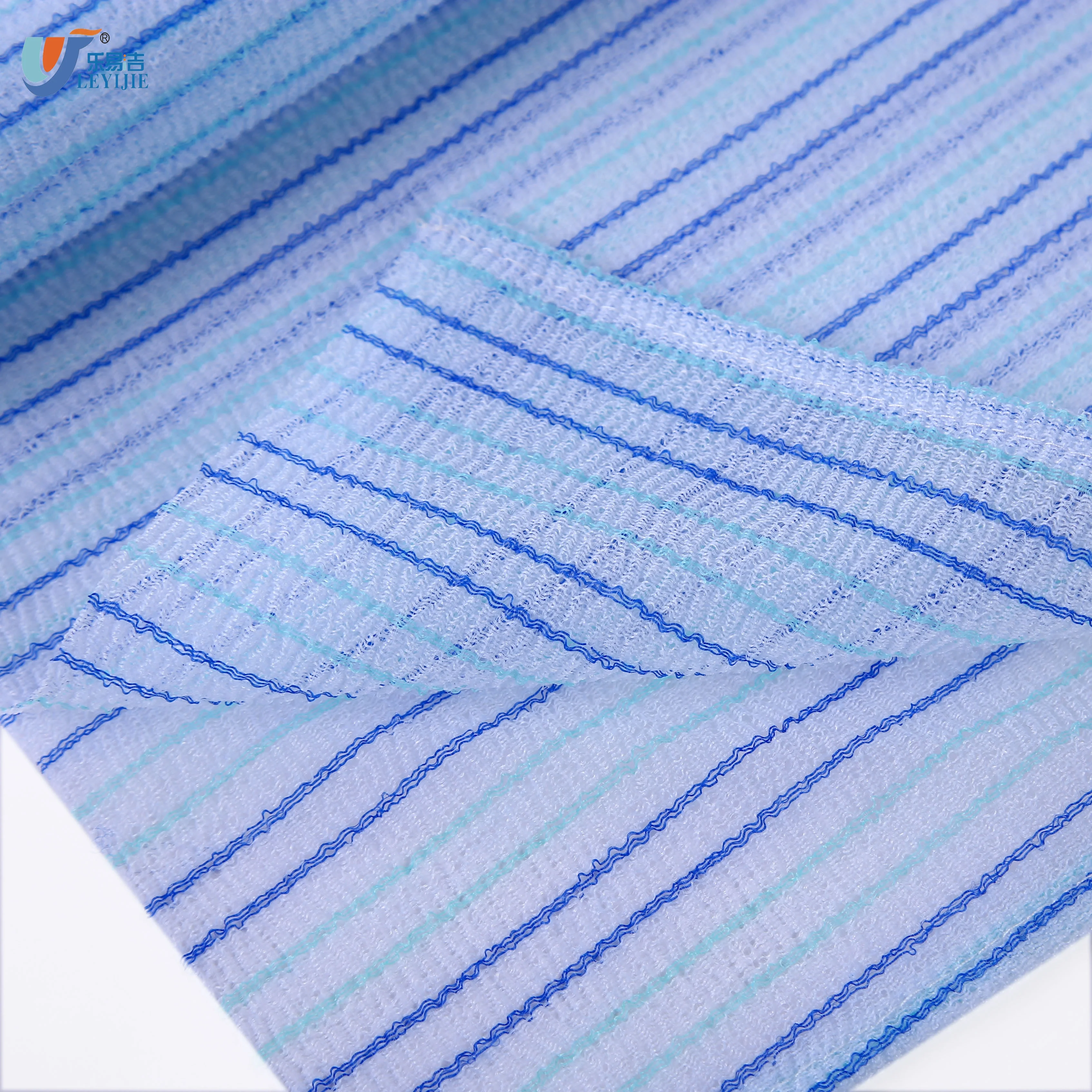 Yard Dyed Stripe 100% Nylon Bath Towel Spa Shower Hotel Disposable Sauna Bath Towel