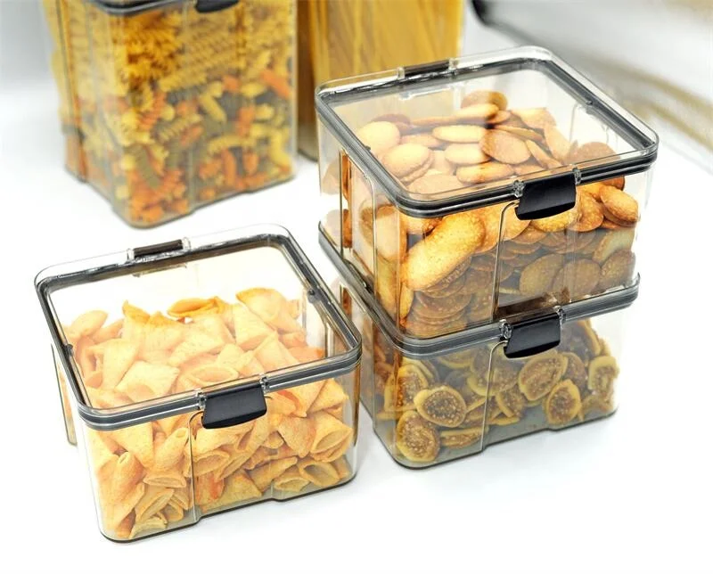 Большой Кухонный органайзер банка для хранения зерен и бобов герметичный контейнер еды в холодильнике свежих продуктов