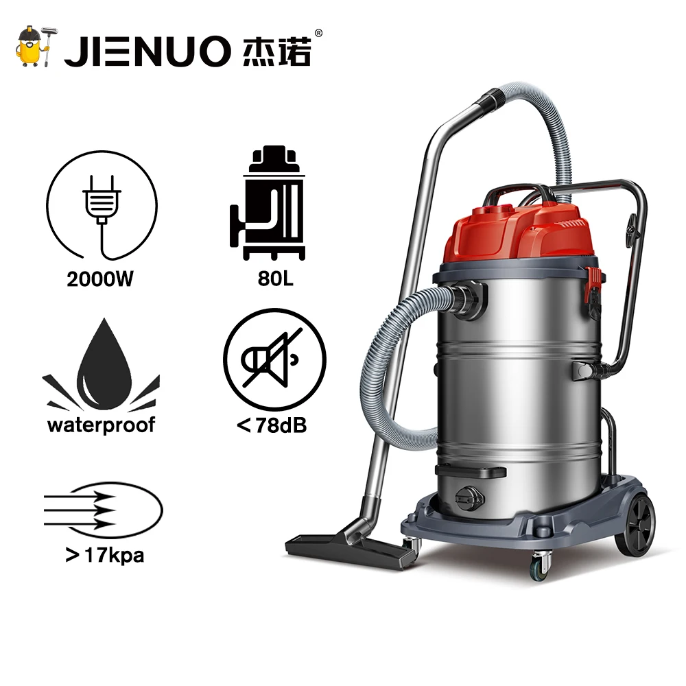 80L Stainless Steel Robot Wet And Dry Aspiradoras Professional Industrial Vacuum Cleaner