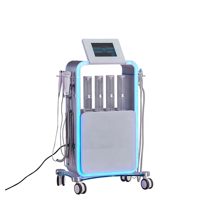 5 In 1 Facial Machines Aqua Jet Peel Spa Oxygen Infusion Injection Korea H2O2 Small Bubble Machine For Skin Care