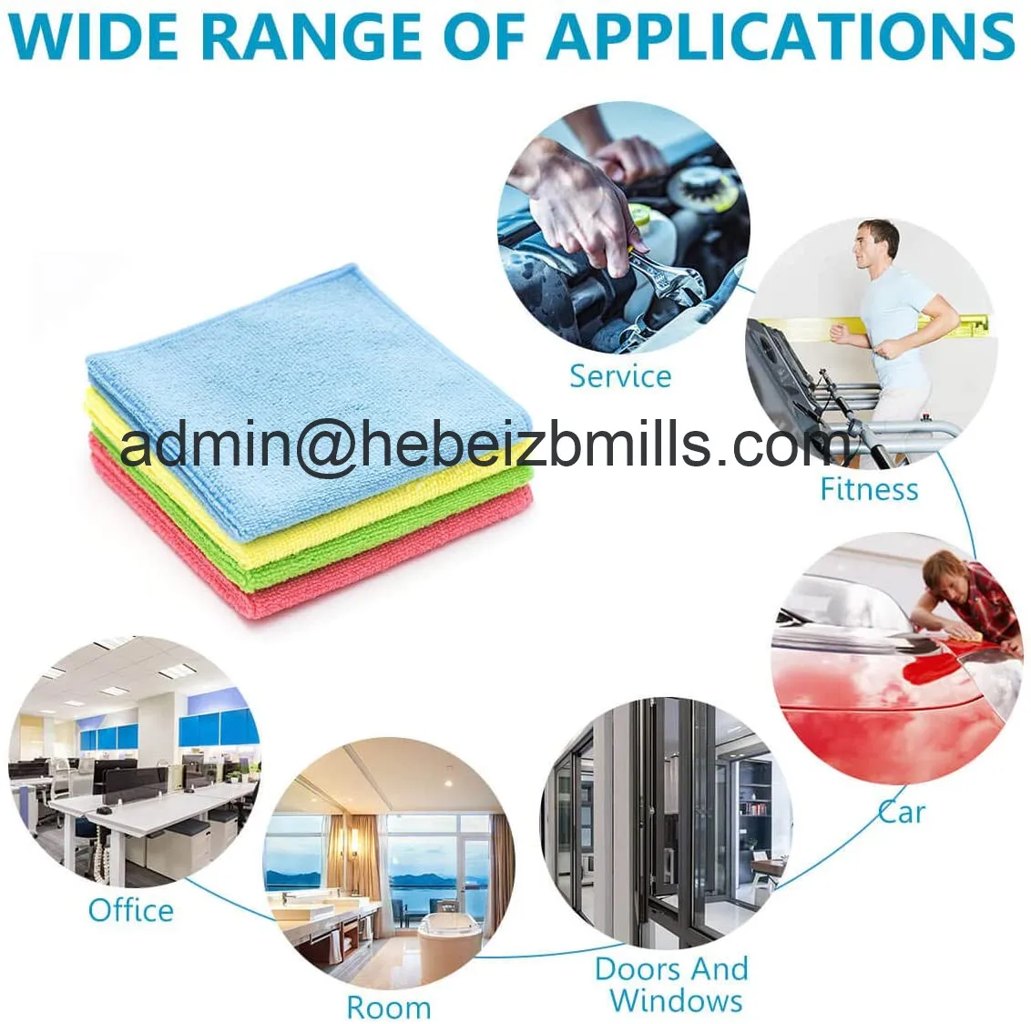 2020 Factory Wholesale High Quality Microfiber Towel For Kitchen (Private Label)