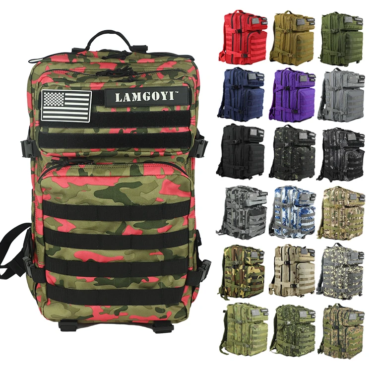 Manufacturer custom new color tactical storage bag high quality waterproof outdoor sport fitness tactical bag pack