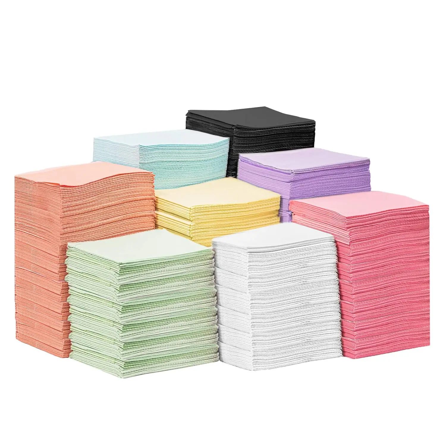 Purple Dental Bibs Disposable 3-ply For Dental Medical Tray Covers Dental Bibs Manufacturer