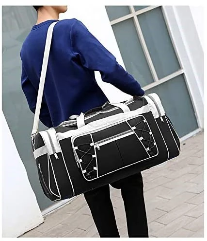 FREE SAMPLE Travel Duffel Bag 65LFoldable Weekender Overnight Bag Cloth Large Gym Luggage Duffel Water-proof&Tear Resistant