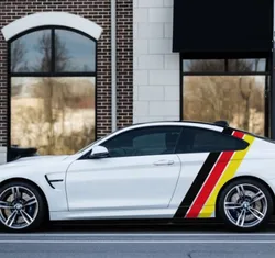 Factory Crafts Car side Stripes Sticker Auto Vinyl Wrap Racing Graphics Decals Automobiles sport car stripe decoration stickers