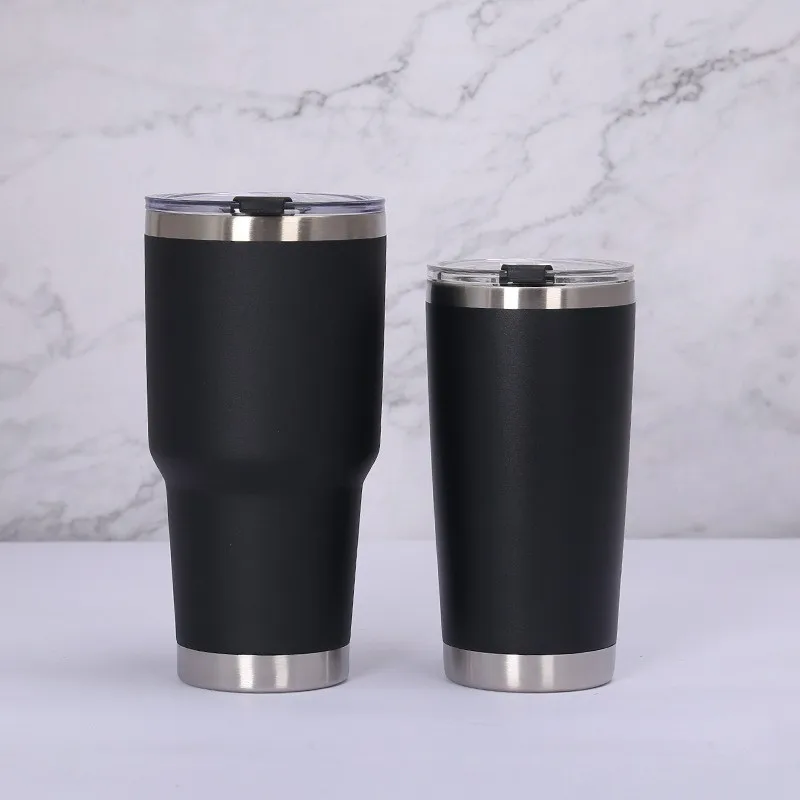 20oz 30oz Double Wall Insulated Stainless Steel Cup,Vacuum Stainless Steel Mug With Lid,Stainless Steel Car Tumbler Camping Mug