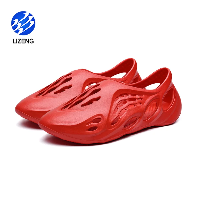 
Beach Footwear Mens Fashion Comfort Lightweight Holes Hollowing Out Sandals Clogs Water Shoes 