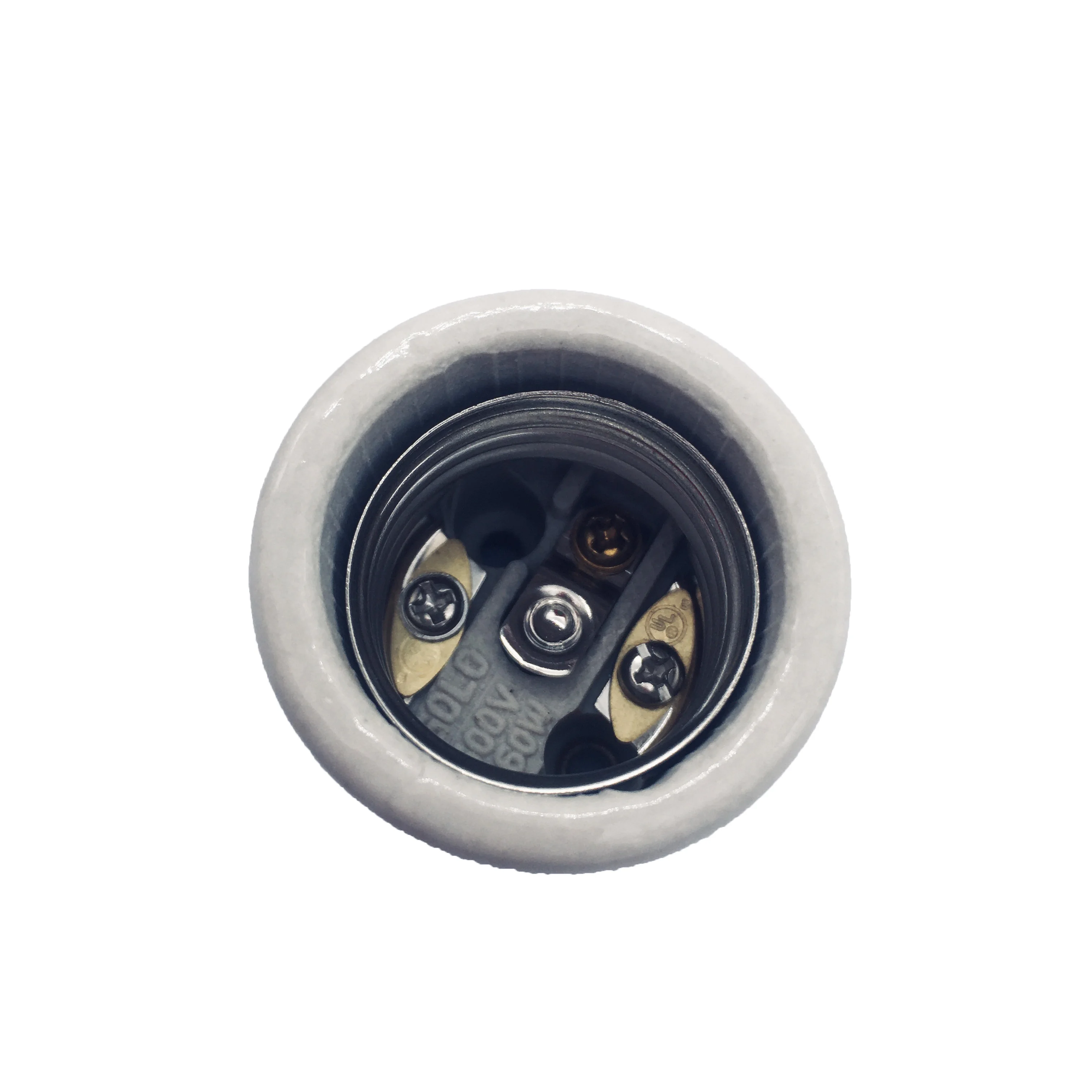 E26 E27 600V 660W 4kv Pulse High Voltage Ceramic Porcelain screw Lamp Holders with 6 feet Cord