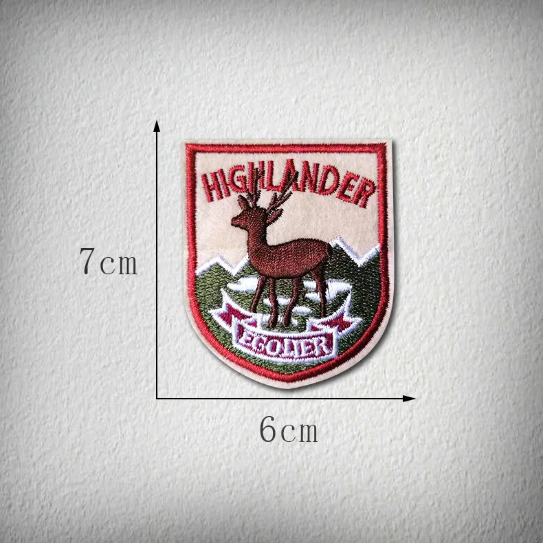 Bulk wholesale 3d custom embroidered embroidery patches sew iron on for clothing