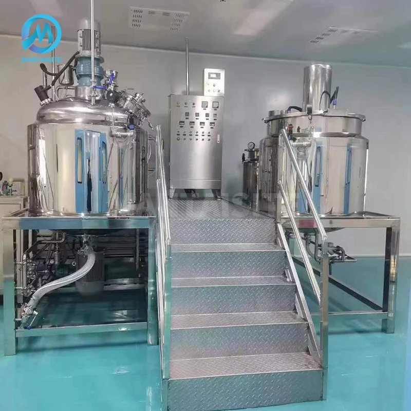 Margarine Peanut Butter Mayonnaise Mixing Sauce Cheese Making Machine Vacuum Emulsifying Homogenizer Sauce Making Machine