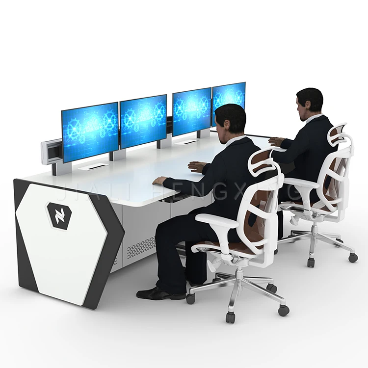 Elegant Control Room Console Radio News Desk Broadcast Table