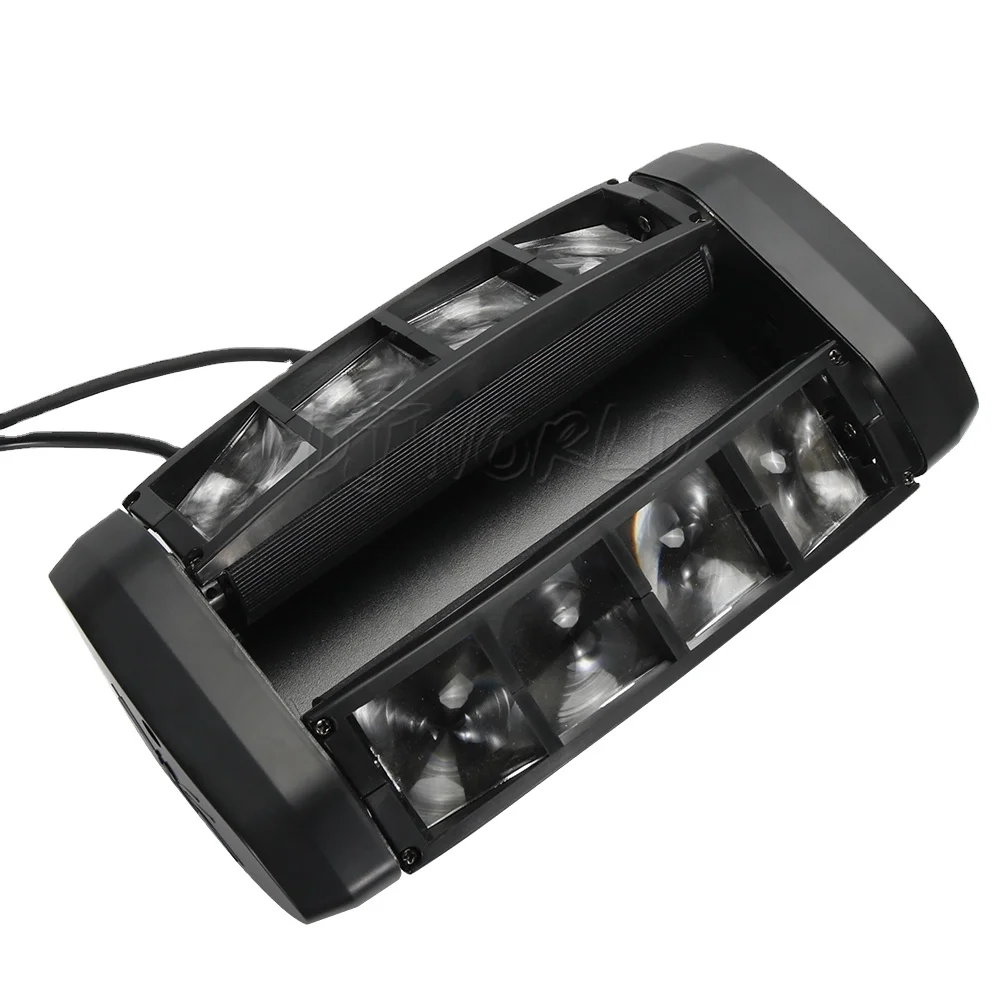 Mini LED Beam 8x6W Spider Light RGBW Laser DJ Show Moving Head Lighting for Church Theater