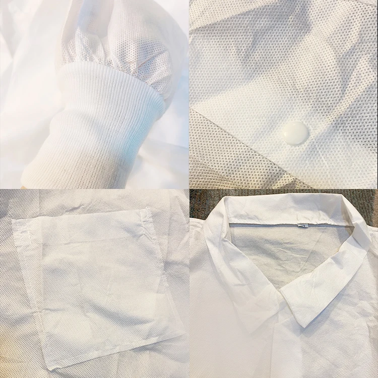 
Lab Coat High Quality Hospital Uniforms White Lab Coat with three pockets 