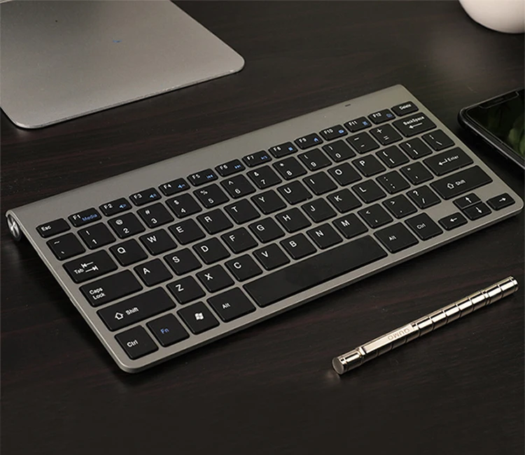 Mini 2.4G Wireless 78 Keys Rechargeable Keyboard and Mouse Combo for Laptop  Silm Portable Gaming Keyboard and Mouse Set for PC