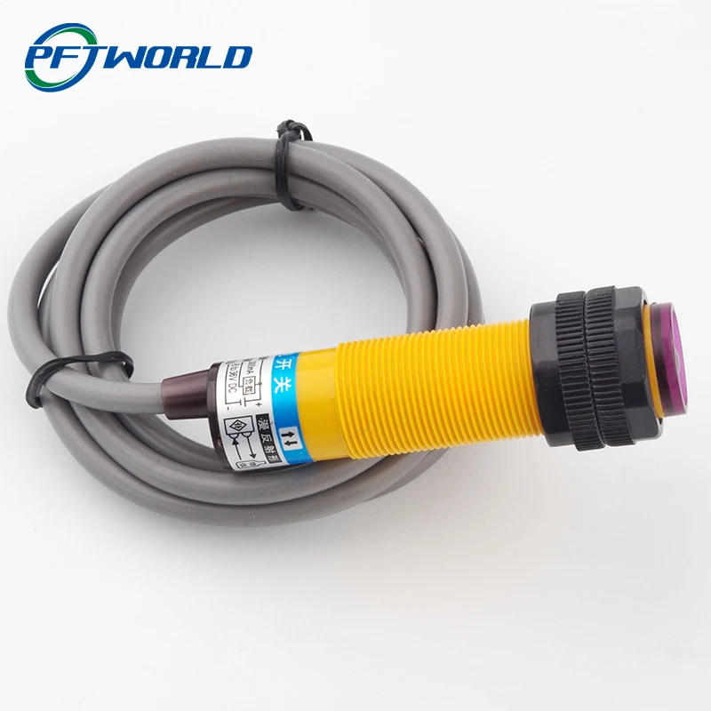 PFT E3F-DS30Y1 PNP NPN 2 провода AC 300mA M18 нормально открываются ABS пластиковые диффузные Фотоэлектрические датчики бесконтактного переключателя