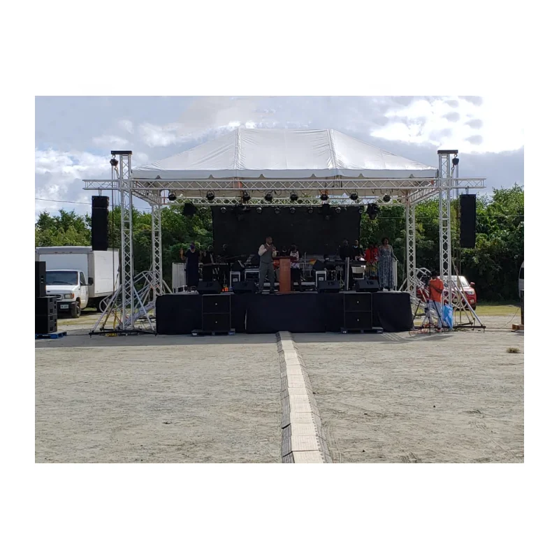 Aluminum alloy Outdoor High Quality  Spigot/Bolt truss structural frame for wedding/light concert truss stage system for sale