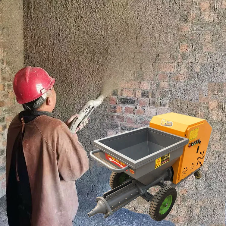 Automatic Cement Plaster Pneumatic Spray Plaster Machine Shotcrete Machine Concrete Spraying Shotcrete Machine Price