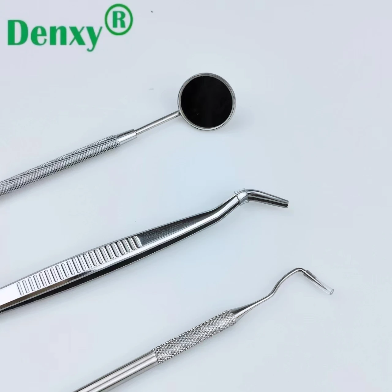Стоматологический Набор для гигиены полости рта Denxy стоматологические инструменты хирургических инструментов набор стоматологических 3 шт. с зеркалом/пинцетом/зондом