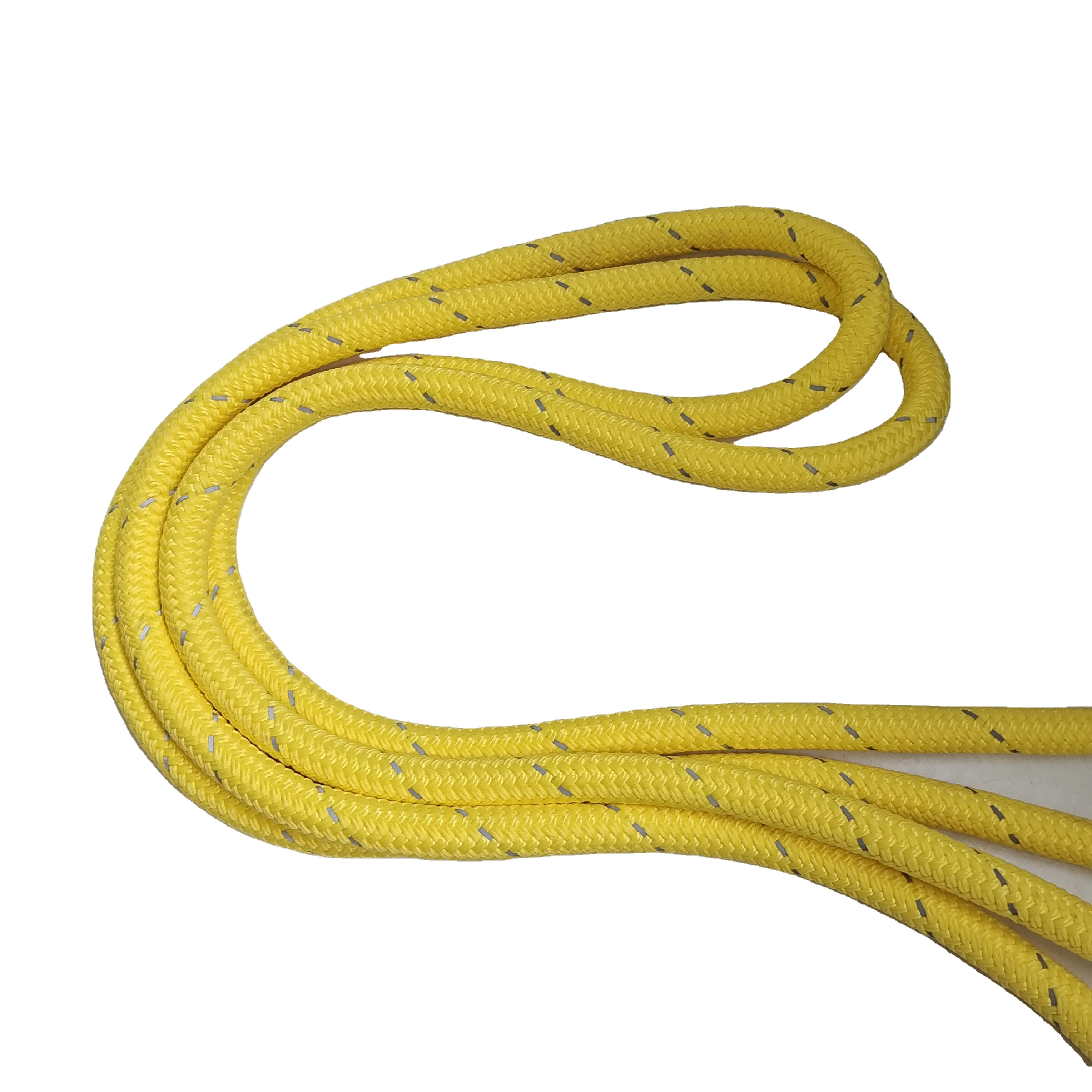 Stock Wholesale Dock Line Boat Marine Double Braided Rope Nylon Dock Line